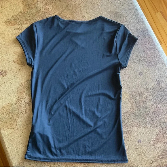 ZARA JERSEY T-SHIRT, Black, size M - Picture 4 of 4